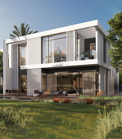 Modern villa exterior